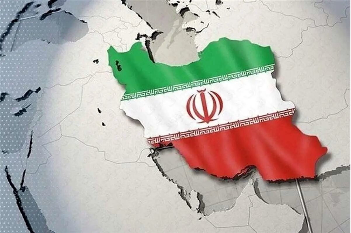 ایران - نقشه ایران پرچم ایران