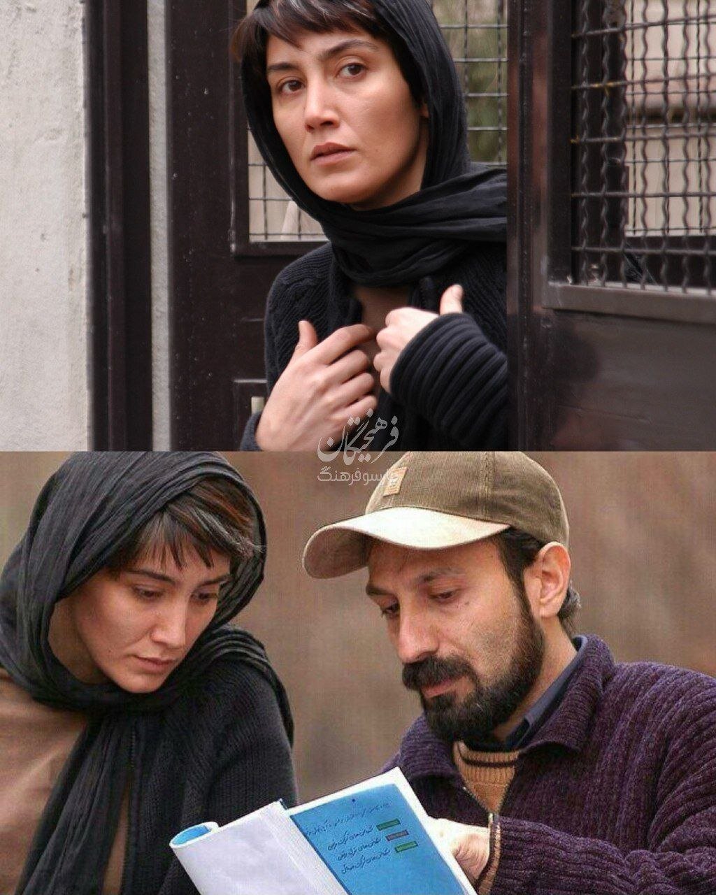 تصاویر کمتر دیده شده از اصغر فرهادی و هدیه تهرانی در پشتِ صحنه یک فیلم