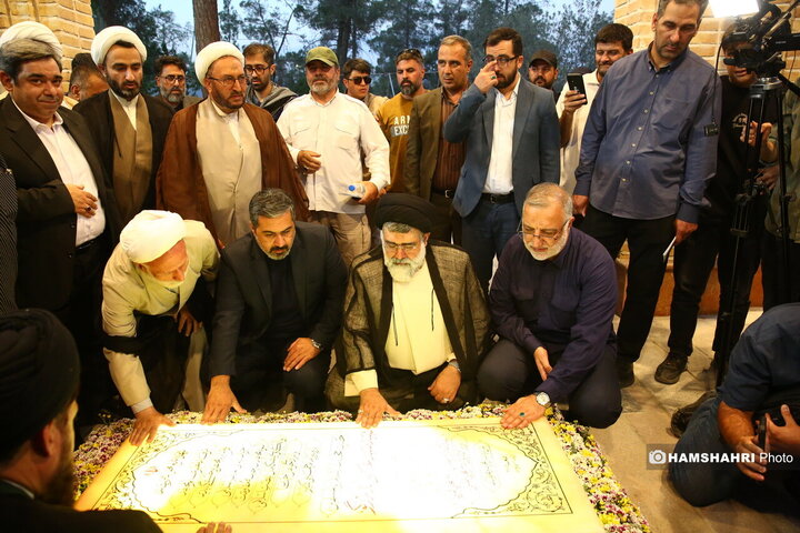 مراسم رونمایی از بنای یادبود شهید سیدعلی اندرزگو