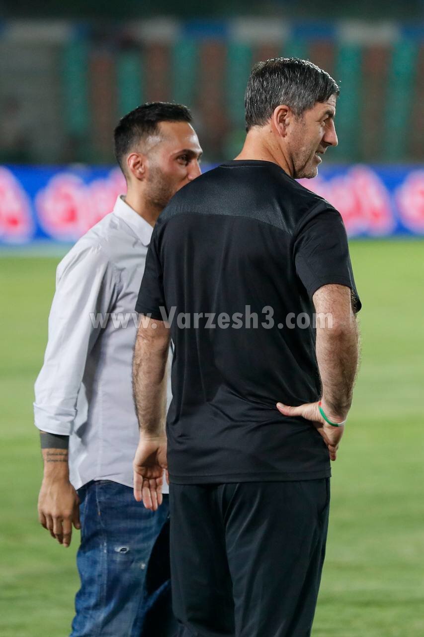 تصاویر ستاره محبوب پرسپولیسیها در ورزشگاه شهرقدس