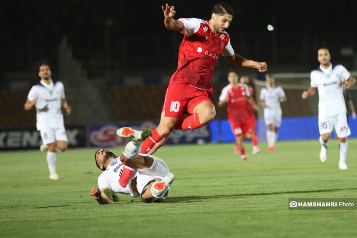بازی پرسپولیس 3-0 ملوان/ سه گل سه امتیاز