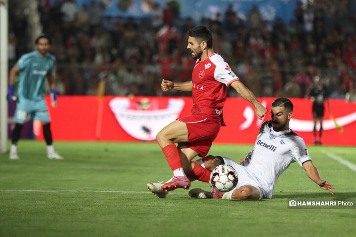 بازی پرسپولیس 3-0 ملوان/ سه گل سه امتیاز