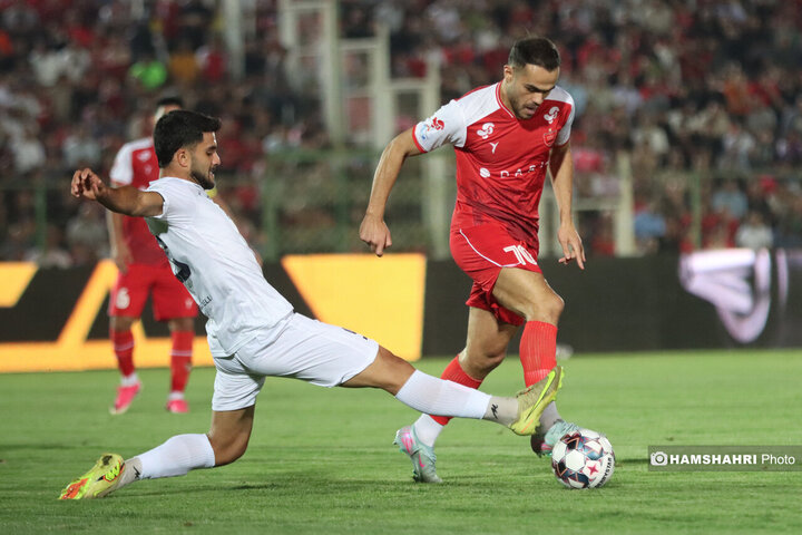 بازی پرسپولیس 3-0 ملوان/ سه گل سه امتیاز