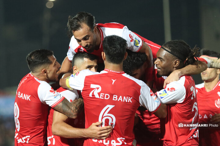 بازی پرسپولیس 3-0 ملوان/ سه گل سه امتیاز