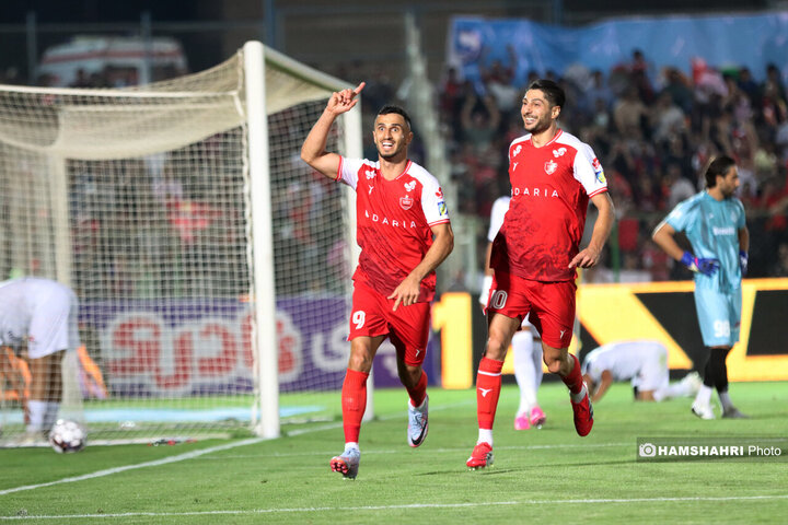 بازی پرسپولیس 3-0 ملوان/ سه گل سه امتیاز
