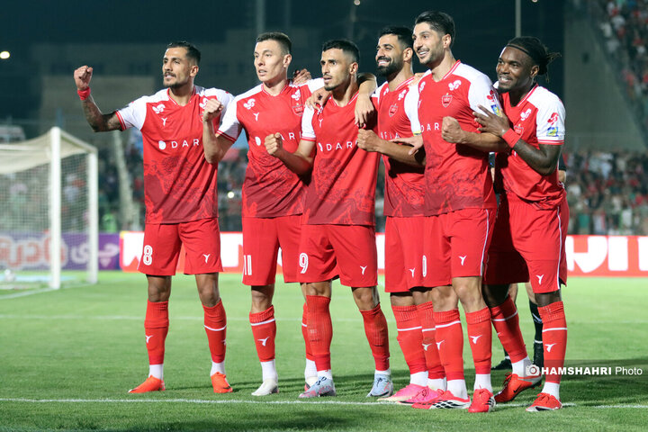 بازی پرسپولیس 3-0 ملوان/ سه گل سه امتیاز
