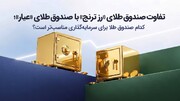 تفاوت صندوق طلای «رز ترنج» با صندوق طلای «عیار»؛ کدام صندوق طلا برای سرمایه‌گذاری مناسب‌تر است؟