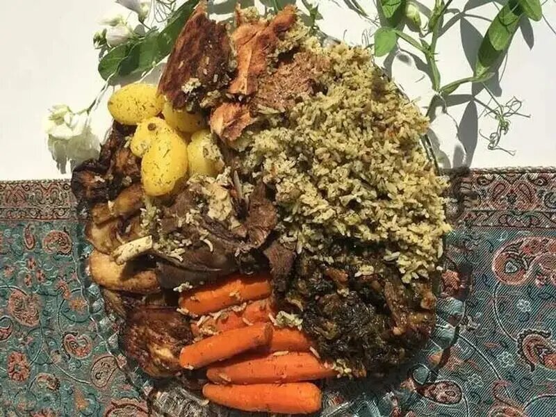 سبزیپلو سمنانی؛ پلوی متفاوت و خوشمزهای که کمتر کسی میشناسد