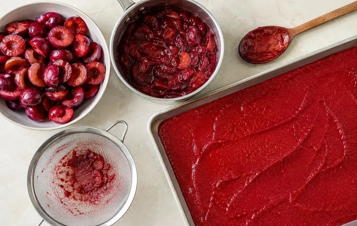 طرز تهیه لواشک آلو خانگی