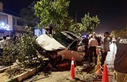 جزئیات حادثه مرگبار در تجمعات شبانه مشهد | در تصادف خودروی جنسیس با شهروندان ۴نفر جان باختند
