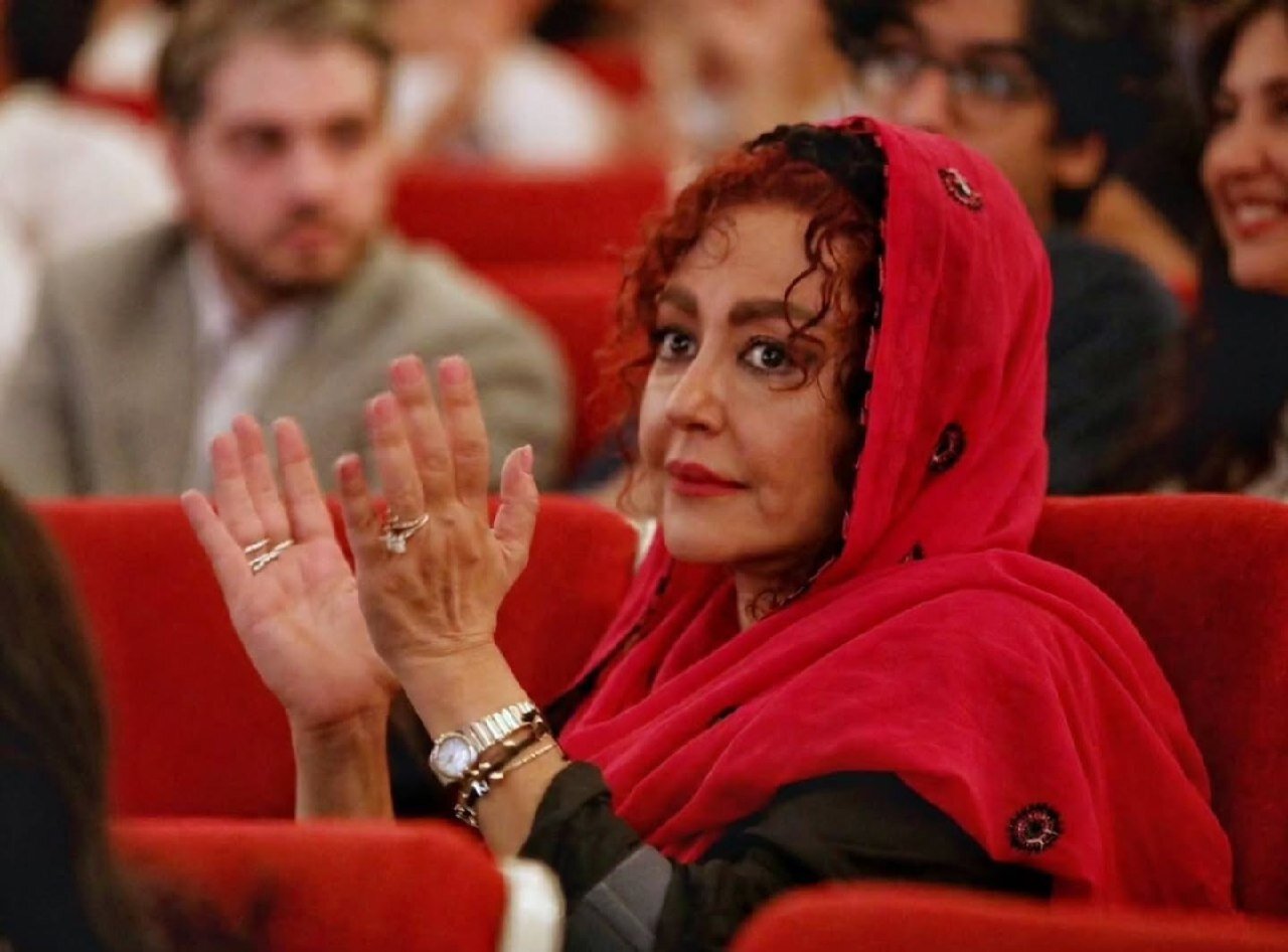 تصاویری از شقایق فراهانی و مسعود کرامتی در کنسرت ارکستر آوام