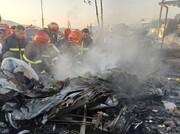 ۲ روز عزای عمومی در یک استان؛ تصاویر دردناک انفجار تانکر سوخت | آخرین جزئیات حادثه در سنندج