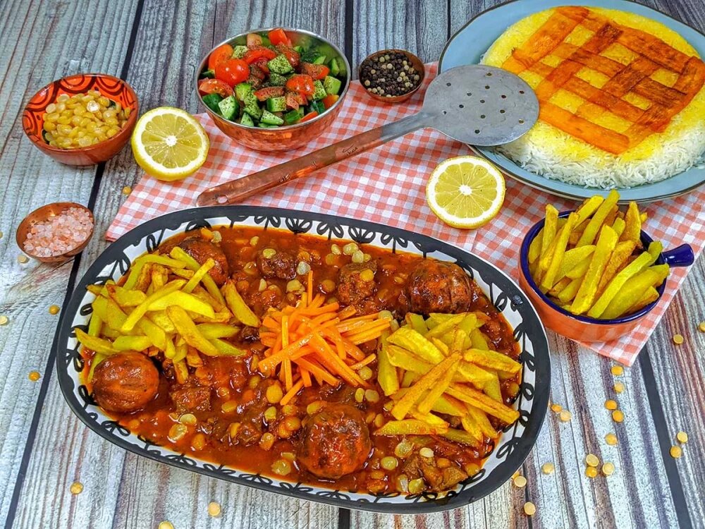 قیمه توماتیز کردی