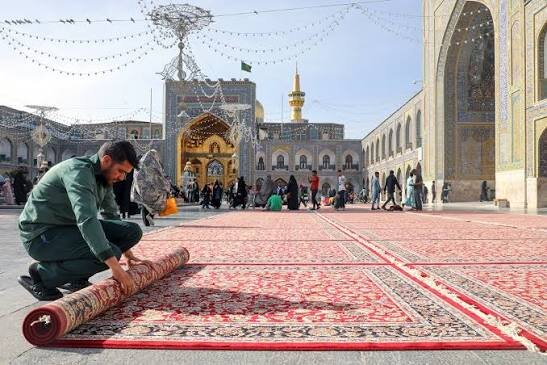 فرش حرم رضوی
