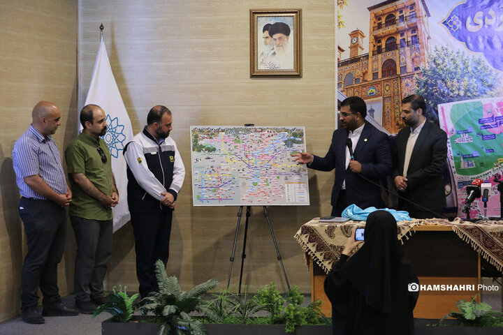 رونمایی از نقشه گردشگری با مترو تهران