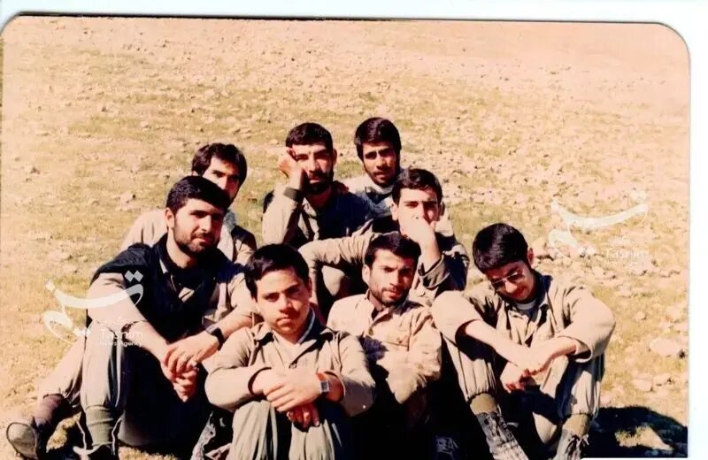 ۲ تصویر از آیت‌الله مجتبی خامنه‌ای در زمان جنگ