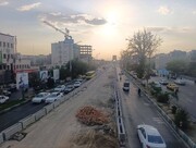 اتمام ساماندهی خیابان آزادی تا پایان آذرماه | گلدان‌های بتنی جایگزین نرده‌ها شد