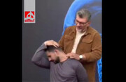 قلقلک مهمان روی آنتن زنده | ویدئو