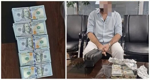 کشف ۴۹ هزار دلار قاچاق در ظرف سوهان + عکس