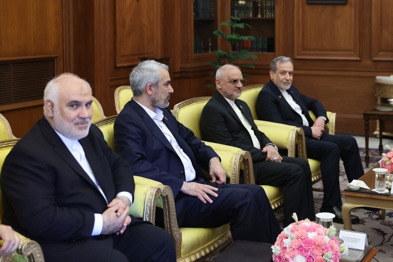 «ناماسته» به سبک پزشکیان در دیدار با مقام هندی | تصاویر