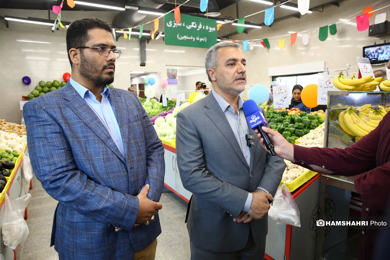 افتتاح بازار جدید میوه و ترهبار مروارید افتتاح بازار جدید میوه و ترهبار مروارید