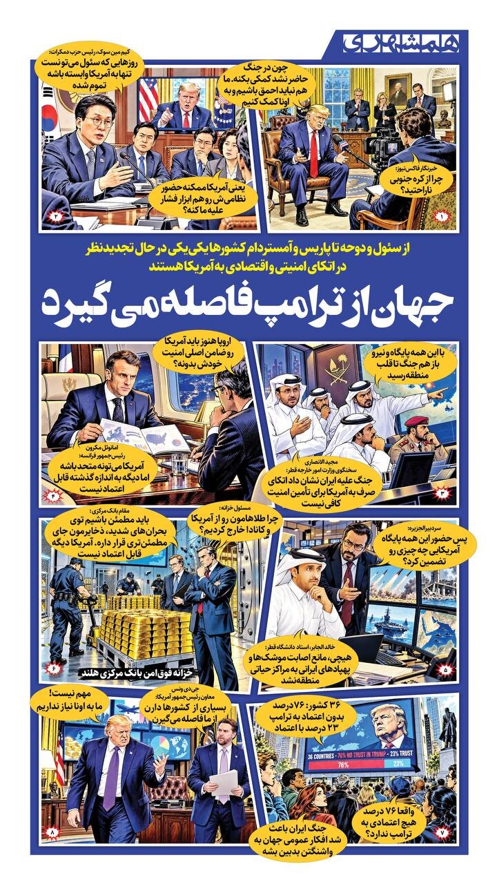 جهان از ترامپ فاصله می گیرد؟!