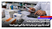 سیاه‌نمایی رسانه‌های بیگانه؛ قیمت یک ورق دارو برابر با یک برگ کپی دورو است!