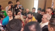 لحظه حرکت پزشکیان  در هند که جنجالی شد + فیلم
