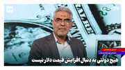 هیچ دولتی به دنبال افزایش قیمت دلار نیست