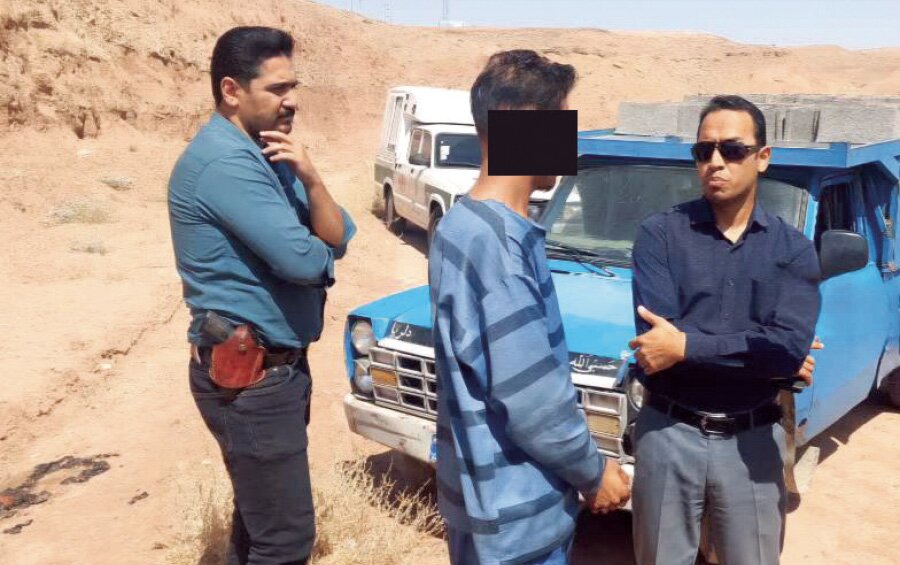 قتل آتشین راننده وانت به دست شاگردش+ تصاویر