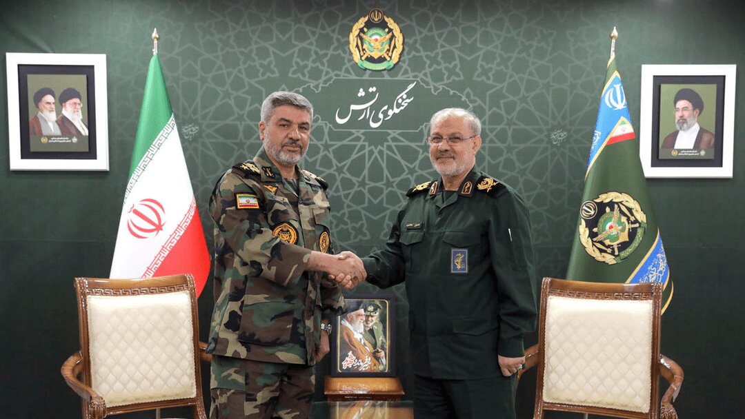سردار حسین محبی امیر سرتیپ محمد اکرمی‌نیا