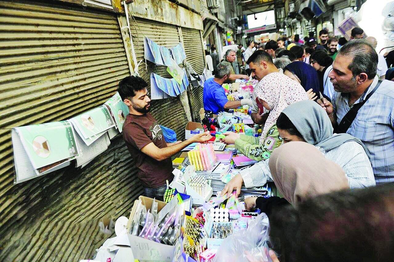 تصاویری از بازار خرید لوازم‌التحریر در روزهای پایانی شهریور