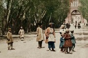 تصویری جالب از مراسم جهازبران دختر ناصرالدین شاه