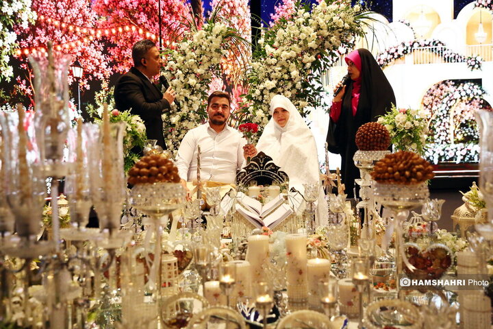 جشن ازدواج زوج های تهرانی ؛ امشب همزمان با میلاد حضرت عبدالعظیم حسنی(ع)