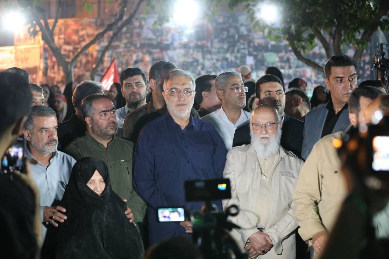 رونمایی از تندیس سردار شهید امیرعلی حاجی‌زاده در میدان ابوذر 