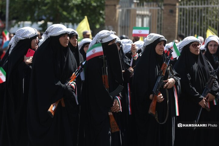 رزمایش جان فدایان ایران در تهران
