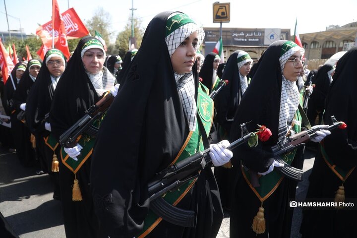 رزمایش جان فدایان ایران در تهران