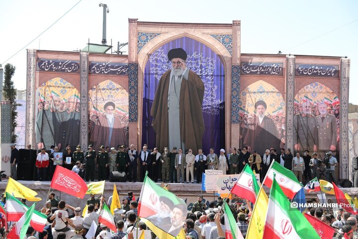 رزمایش جان فدایان ایران در تهران