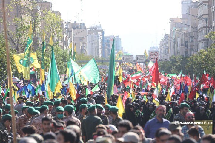 رزمایش جان فدایان ایران در تهران