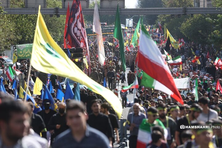 رزمایش جان فدایان ایران در تهران