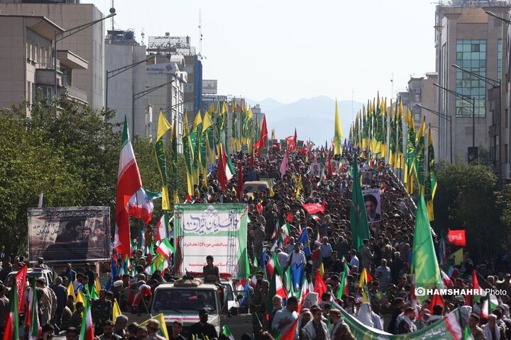 رزمایش جان فدایان ایران در تهران