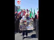 وایرال شد؛ وضعیت یک پیرمرد در رزمایش ۳۱۳ هزار نفری | ویدئو