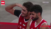شادی ملی‌پوشان بسکتبال پس از کسب مدال برنز + ویدئو |‌ تصاویری از سلام نظامی بازیکنان