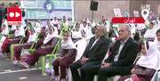 تصاویری از وزیر آموزش و پرورش و پزشکیان در یک مدرسه + ویدئو | آغاز سال جدید با یاد رهبر شهید و شهدای مدرسه میناب