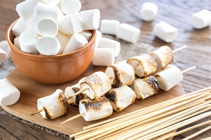 آیا مارشمالو را کباب می‌کنند؟ ؛ روش کباب کردن مارشمالو روی آتش، اجاق گاز و فر