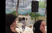 اشک مادران دانش آموزان شهید لامرد هنگام به صدا درآمدن زنگ آغاز سال تحصیلی | ویدئو