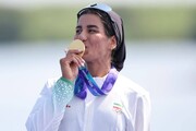 کولاک روی آب؛ دبل فاطمه مجلل در کسب مدال | دو سال زمستان و تابستان سخت زحمت کشیدم