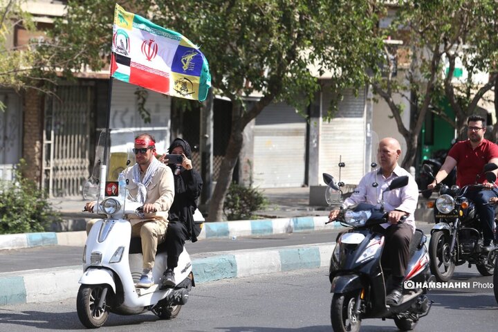 رزمایش موتور سواران جان‌فدای ایران