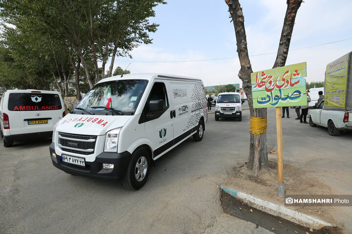 آیین بهره برداری و توسعه ناوگان جدید آمبولانس‌های بهشت حضرت زهرا(س)