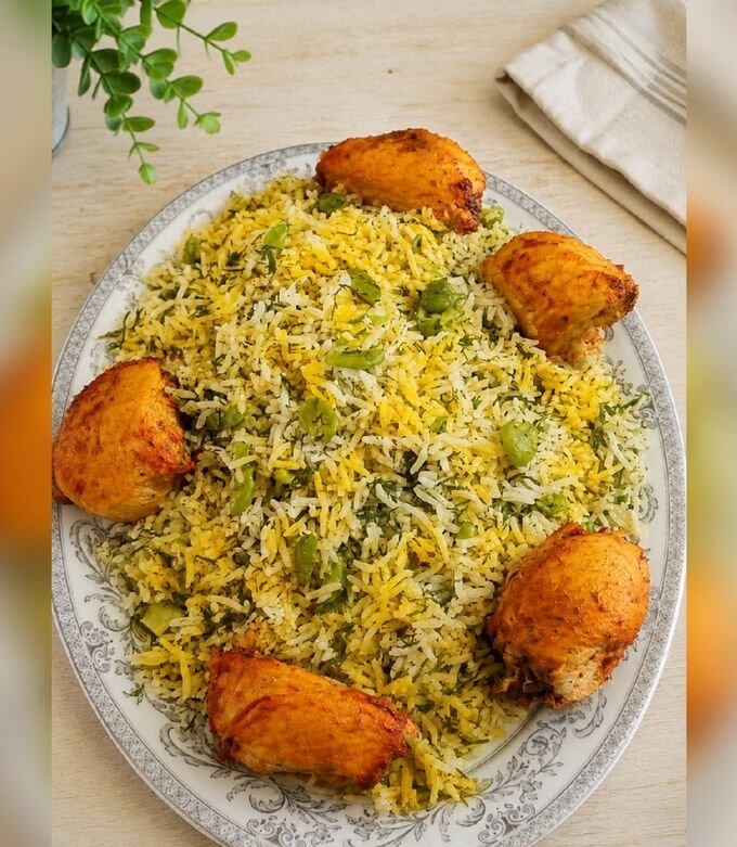 شوید پلو با مرغ مجلسی‌تر است یا گوشت؟